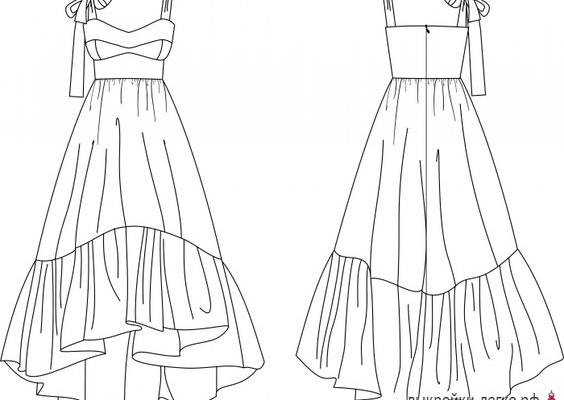 Сарафан с лифом-корсажем. Инструкция по пошиву | Шить просто — Выкройки-Легко.рф