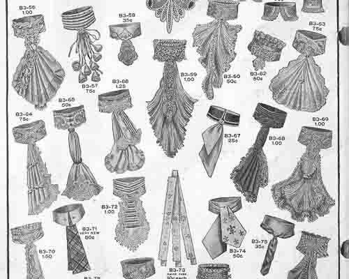Edwardian Neckwear: Collars, Jabots