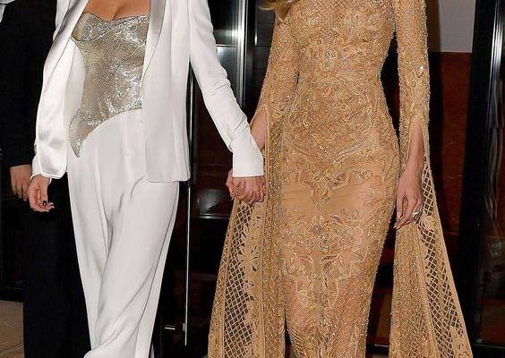 Bella and Gigi Hadid Have a Sister Style Moment in Silver and Gold