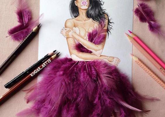 Real Life Objects Used as Playful Ingredients for Fabulous Fashion Illustrations