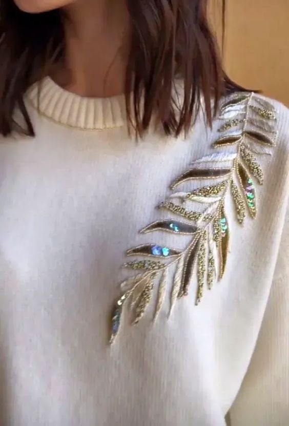 Artesanato na moda: 20 inspirações da moda do bordado em blusas ⋆ De Frente Para O Mar