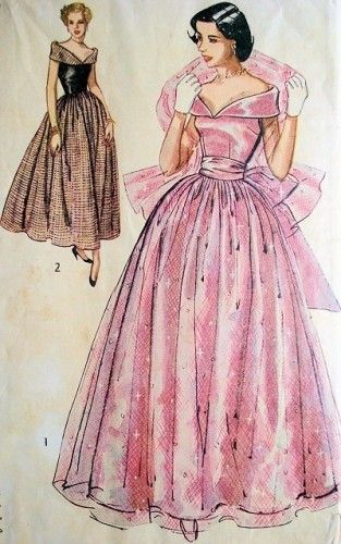 1940s prom dress