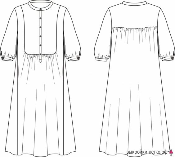Платье в стиле бохо “Лаванда”. Инструкция по пошиву и печати выкроек | Шить просто — Выкройки-Легко.рф