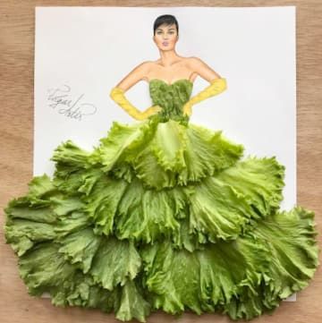 This Instagram Artist Creates Fashion From Food And UGH I Want A French Fry Dress