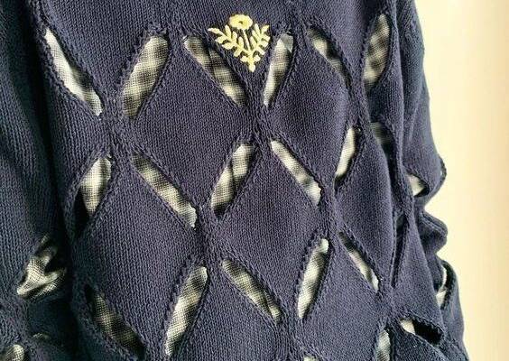 Пуловер с ромбами Stefan Cooke. Схема вязания