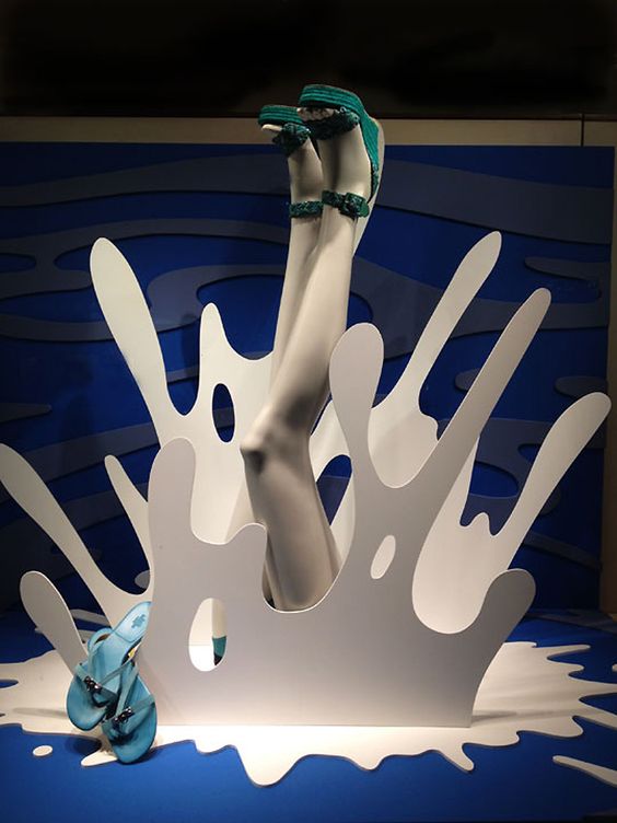 Hermes windows at Madison Avenue, New York