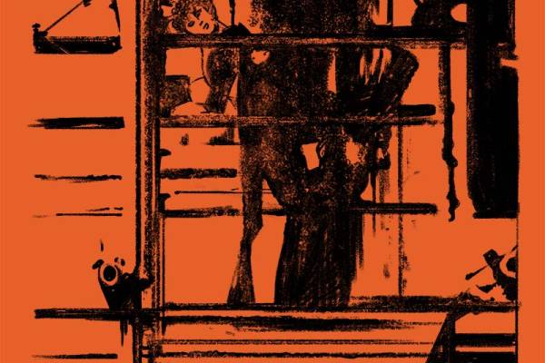 Off-White-人物插画（PS文件）印花图案素材