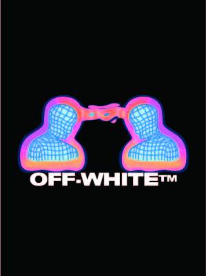 Off-White-三维立体人物印花图案素材