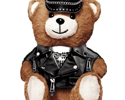 潮牌小熊印花素材图片