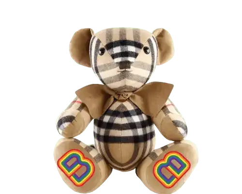 潮牌小熊印花素材图片