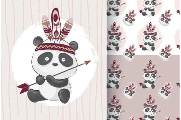 矢量儿童卡通插画图案素材