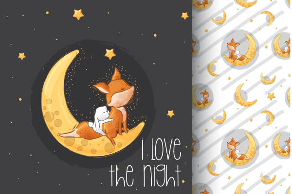 矢量儿童卡通插画图案素材