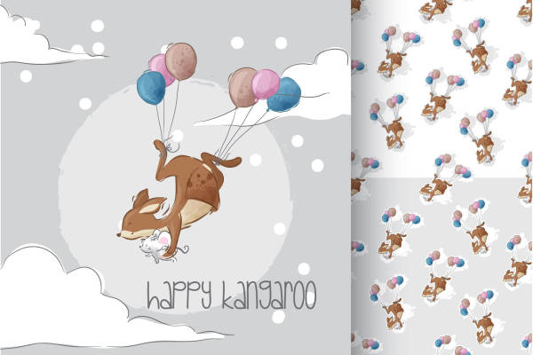 矢量儿童卡通插画图案素材