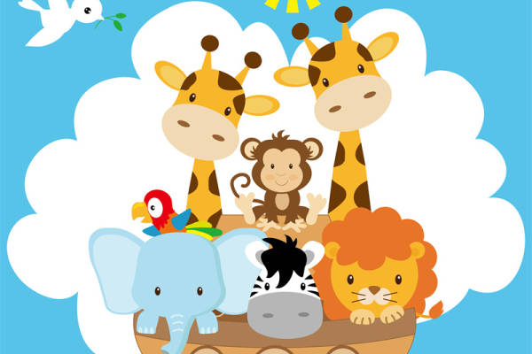 矢量儿童卡通插画图案素材