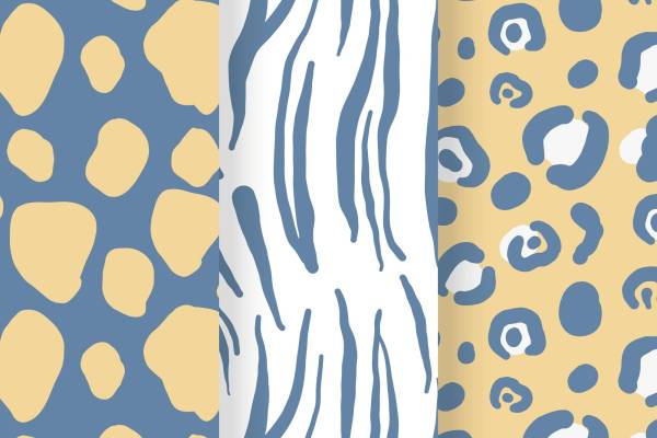 几何线条印花花型图案素材