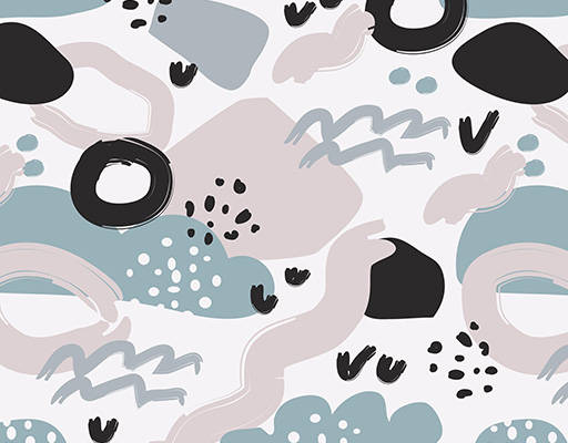 几何抽象元素印花花型图案素材