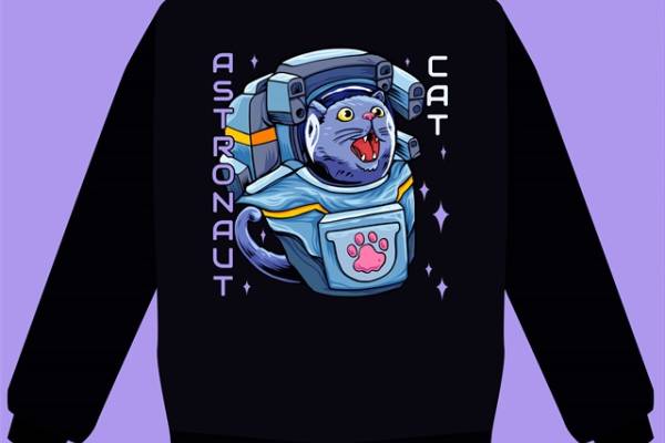 卡通动漫字母机器猫印花花型素材矢量图