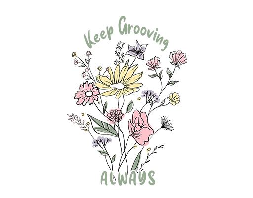 手绘花朵图案卡通花朵图案鲜花图案女装印花素材