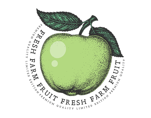 卡通苹果图案青苹果图案女装印花素材手绘苹果