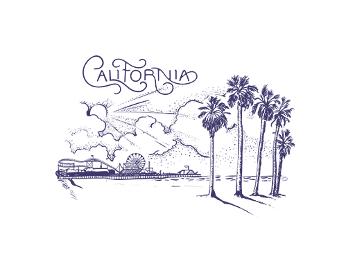 卡通树木图案椰子树图案海滩图案男装印花素材