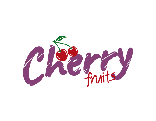 卡通英文字母图案樱桃图案cherry英文字母女装印花素材