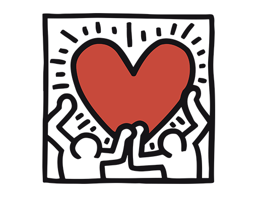 卡通人物图案卡通爱心形图案抽象卡通图案女装印花素材