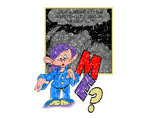 卡通人物头像动画片人物图案破损英文字母图案卡通男孩小矮人图案