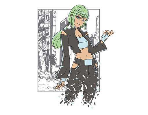 卡通女孩头像手绘女孩女装印花素材手绘人物图案