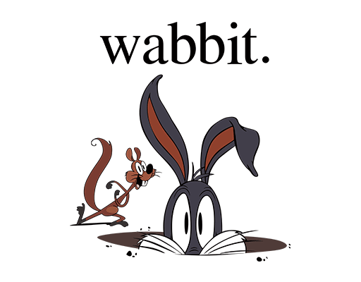 卡通兔子头像动画片图案卡通英文字母图案兔八哥图案松鼠图案