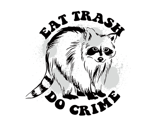 卡通猫咪图案手绘猫卡通浣熊图案女装动物印花素材狐狸图案