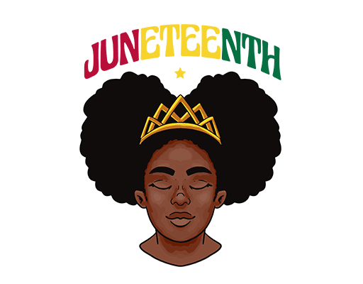 卡通女孩头像手绘人物头像非洲女孩头像女装印花素材