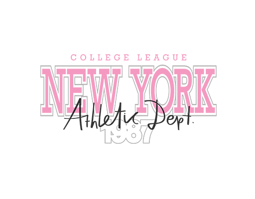 手写英文字母图案彩色英文字母数字字母图案女装印花素材NEW YORK