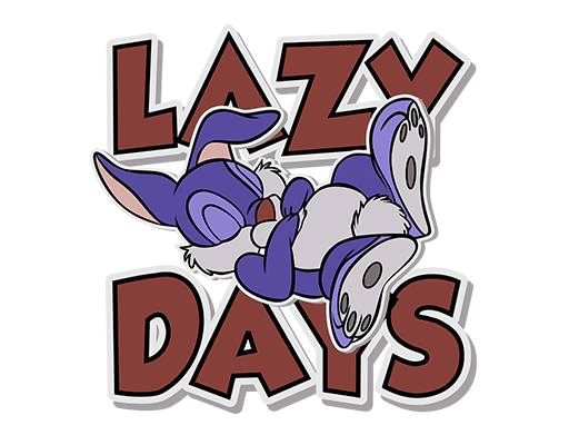 卡通兔子图案立体英文字母图案兔八哥图案迪士尼兔子印花素材女装印花素材