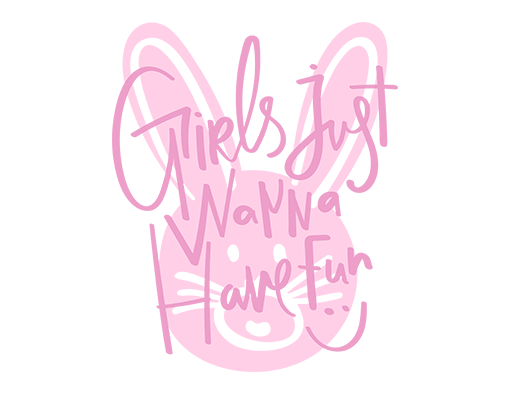 涂鸦兔子头像手写英文字母卡通兔子女装动物头像卡通动物头像