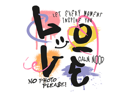 涂鸦英文字母图案手写英文字母喷溅英文字母女装文字印花素材LOVE英文字母