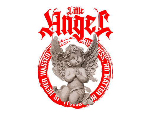 卡通天使图案卡通小男孩图案卡通英文字母图案人物照片图案女装印花素材