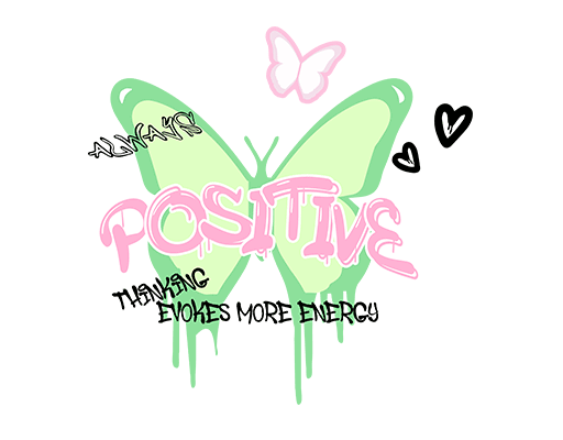 卡通蝴蝶图案涂鸦蝴蝶涂鸦英文字母蝴蝶剪影图案女装印花素材彩色英文字母