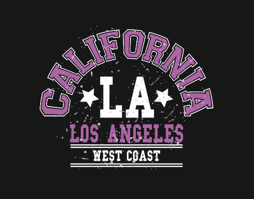 卡通英文字母图案变形英文字母涂鸦英文字母LA英文字母女装文字印花素材