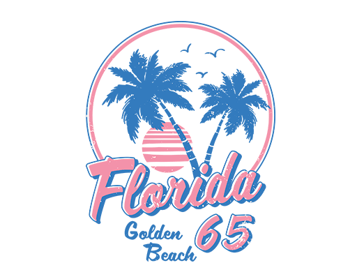 卡通椰子树图案破碎英文字母夏季印花图案数字字母图案女装T恤印花图案