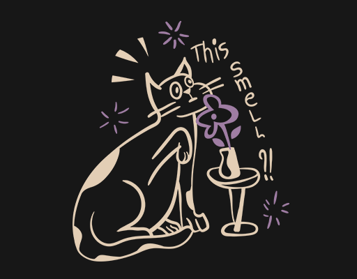 卡通猫咪图案手绘猫线条卡通英文字母女装印花素材可爱猫涂鸦猫印花图案