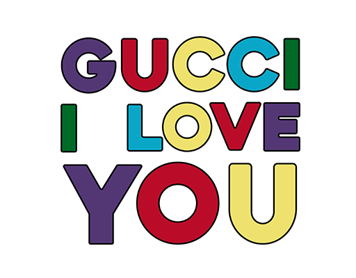 古驰英文字母图案gucci英文字母古驰印花图案彩色英文字母女装文字印花素材