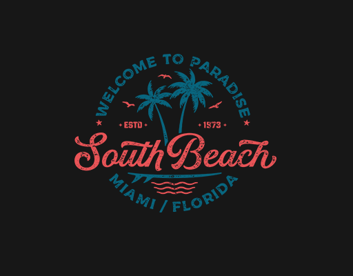 手写英文字母图案圆形图案卡通英文字母破碎英文字母女装文字印花图案椰子树图案