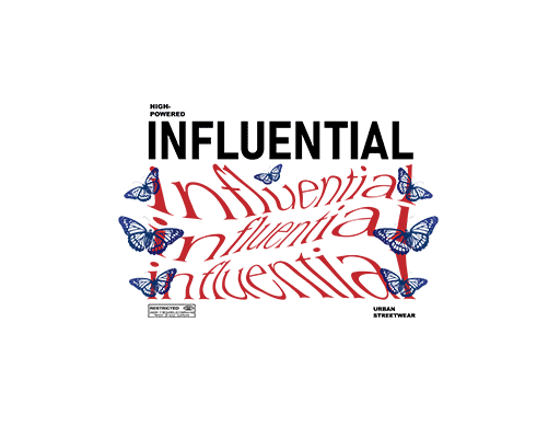 卡通英文字母图案卡通蝴蝶变形英文字母女装印花素材蝴蝶剪影图案