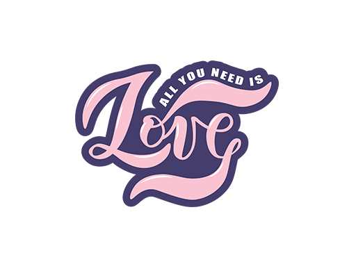 飘逸英文字母卡通英文字母LOVE英文字母手写英文字母女装印花素材