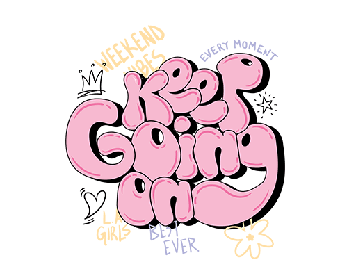 卡通英文字母图案涂鸦英文字母女装文字印花素材女装短袖印花图案