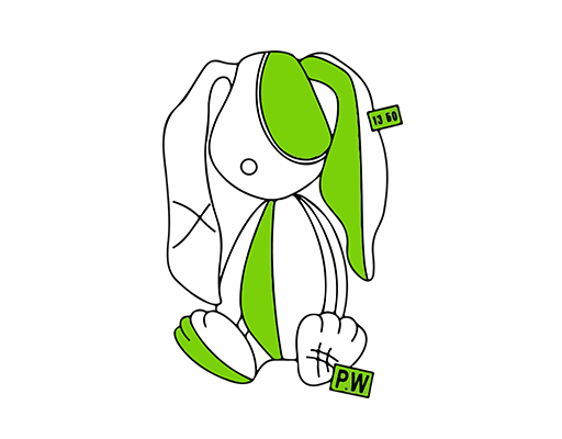 卡通兔子简笔兔子图案女装印花素材兔子线条图案T恤卫衣印花素材可爱图