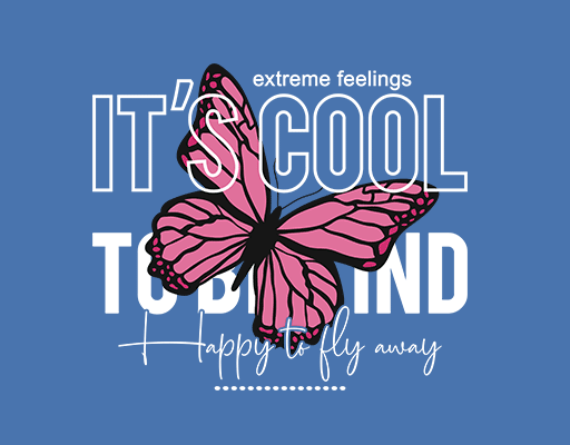 卡通蝴蝶图案彩色蝴蝶女装蝴蝶英文字母图案手绘蝴蝶手写英文字母图案T恤卫衣图案