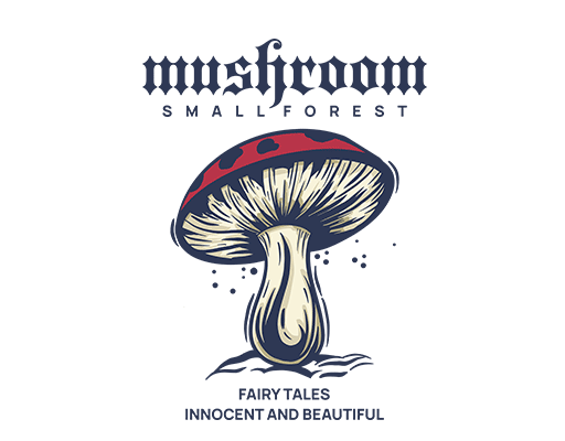 卡通蘑菇图案手绘卡通植物女装印花素材手绘蘑菇印花素材T恤卫衣图案