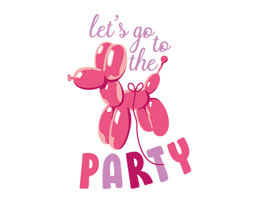 卡通马气球马玩具气球图案手写英文字母图案女装印花素材卫衣印花图案