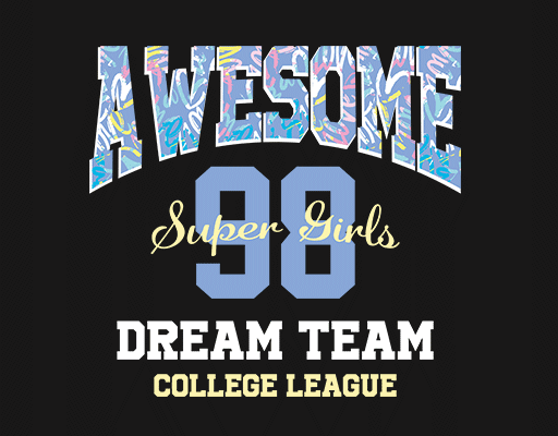 卡通英文字母图案彩色英文字母变形英文字母手写英文字母女装文字印花素材